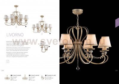 Люстра Maytoni RC144-PL-08-WG Livorno