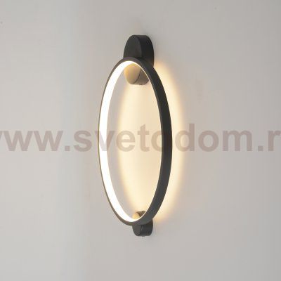 Светильник настенный бра Crystallux REAL AP18W LED BLACK REAL