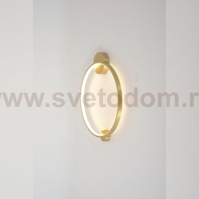 Светильник настенный бра Crystallux REAL AP18W LED BRASS REAL