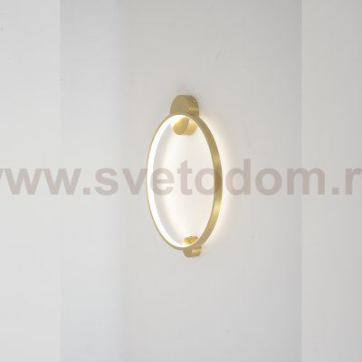 Светильник настенный бра Crystallux REAL AP18W LED BRASS REAL