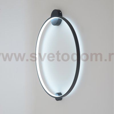 Светильник настенный бра Crystallux REAL AP26W LED BLACK REAL