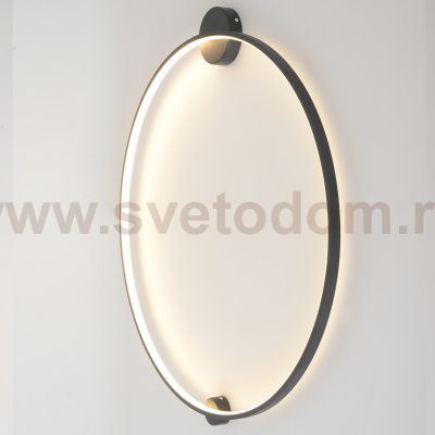 Светильник настенный бра Crystallux REAL AP35W LED BLACK REAL