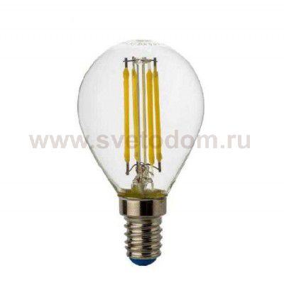 Лампа светодиодная REV 32358 7 LED G45 E14 5W 480Лм, 4000K, PREMIUM (FILAMENT), холодный свет