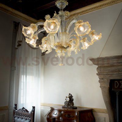 Ideal Lux RIALTO SP8 AMBRA Светильник подвесной
