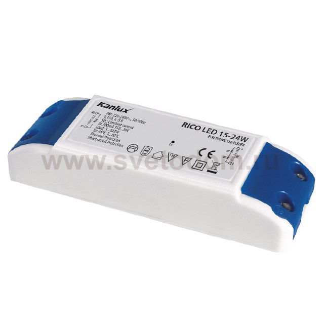Светодиодный трансформатор 12в Kanlux RICO LED 15-24W (7301)