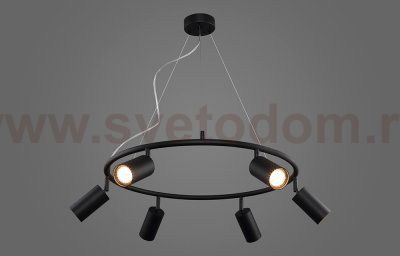 Светильник подвесной Crystal Lux RIVO SP6 BL