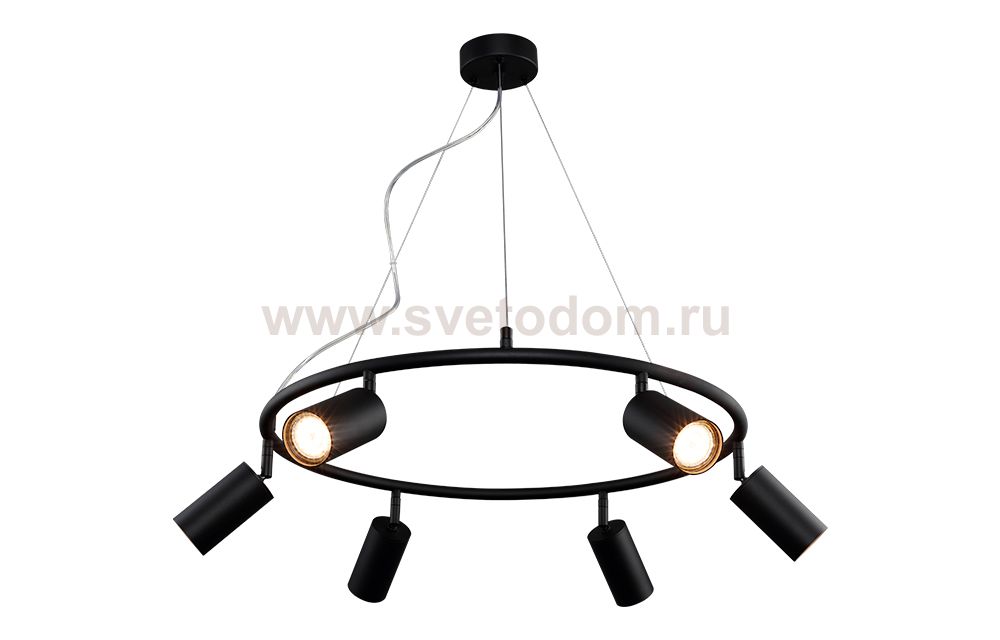 Светильник подвесной Crystal Lux RIVO SP6 BL