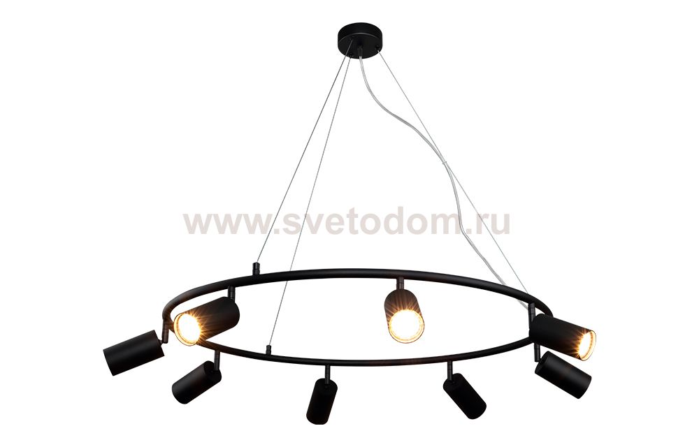 Светильник подвесной Crystal Lux RIVO SP8 BL