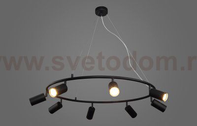 Светильник подвесной Crystal Lux RIVO SP8 BL