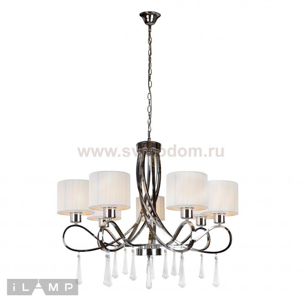 Подвесная люстра iLamp Bella RM1029/7 Хром