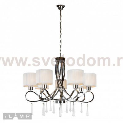 Подвесная люстра iLamp Bella RM1029/7 Хром