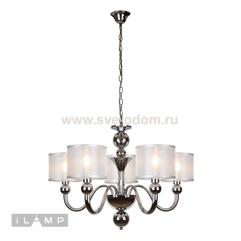 Подвесная люстра iLamp Spring RM1690/5 Хром