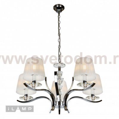 Подвесная люстра iLamp Omega RM5231/5 Хром