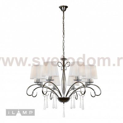 Подвесная люстра iLamp Perfection RM7006/8 Хром