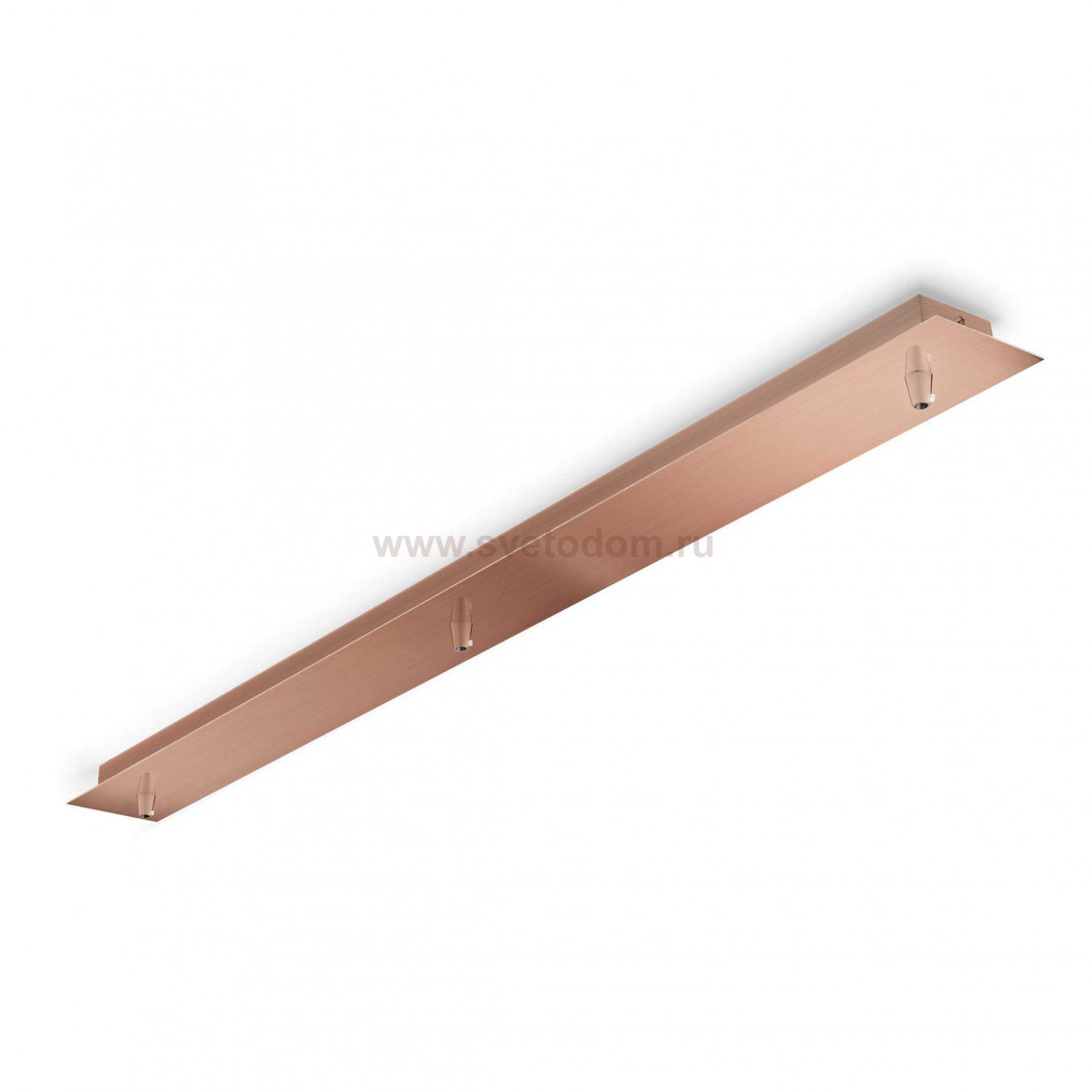 Ideal Lux ROSONE LINEARE 3 LUCI RAME BRUNITO