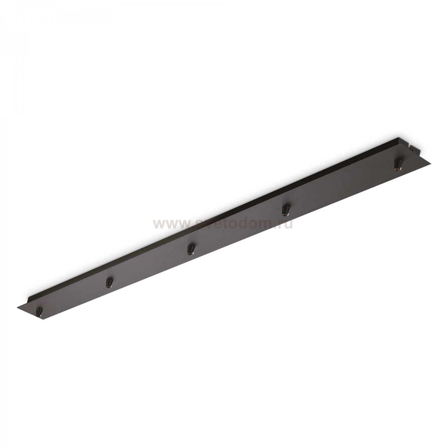 Ideal Lux ROSONE LINEARE 5 LUCI NERO