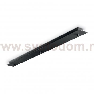 Ideal Lux ROSONE LINEARE 3 LUCI NERO