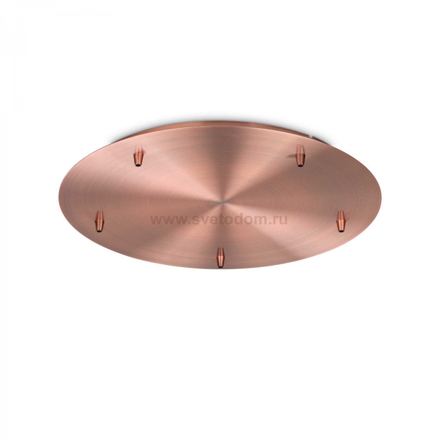 Ideal Lux ROSONE STANDARD 5 LUCI RAME BRUNITO