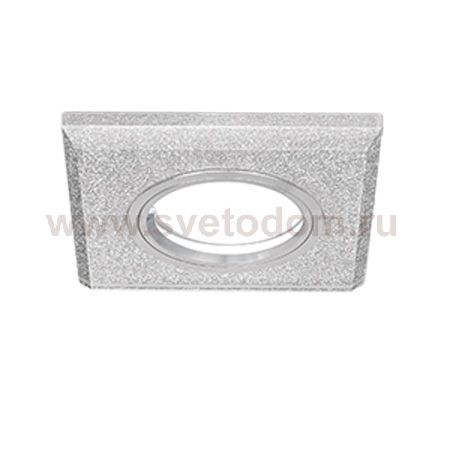 Светильник Gauss Mirror RR009 Квадрат. Кристал cеребро/Хром, Gu5.3 (RR009)