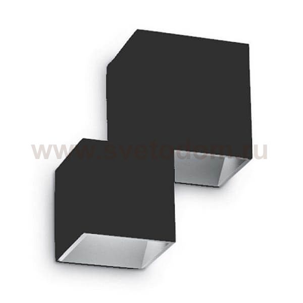 Светильник бра Ideal lux RUBIK AP2 NERO (180045)
