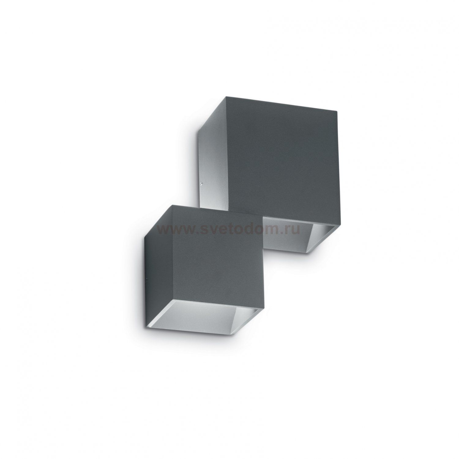 Светильник бра Ideal lux RUBIK AP2 ANTRACITE (187341)