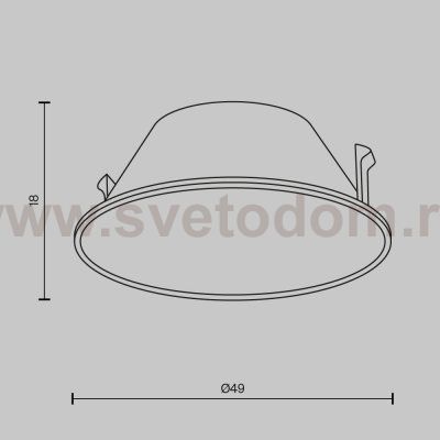 Комплектующие для светильника Maytoni Ring057-7-MG Wise