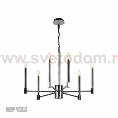 Подвесная люстра iLamp MiMi S101/6 Хром