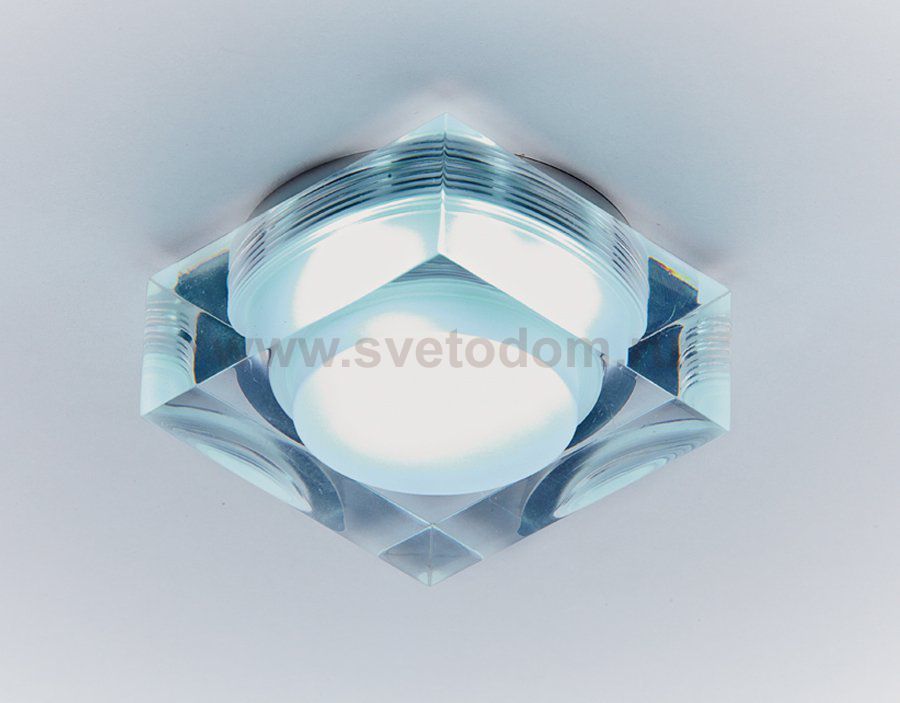 Точечный светильник Ambrella светодиодный S102 CH CL+FROST 4200K 3W