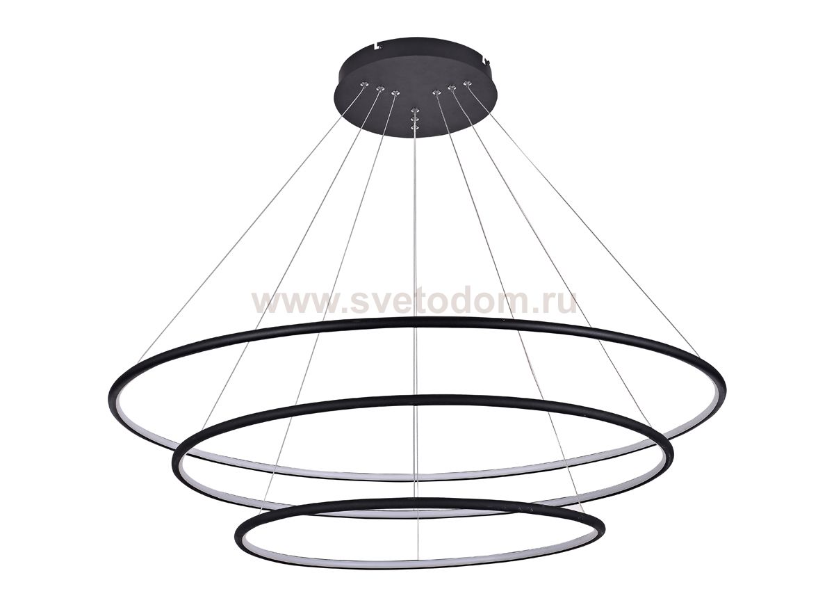 Светодиодный светильник подвесной Donolux S111024/3R 144W Black In