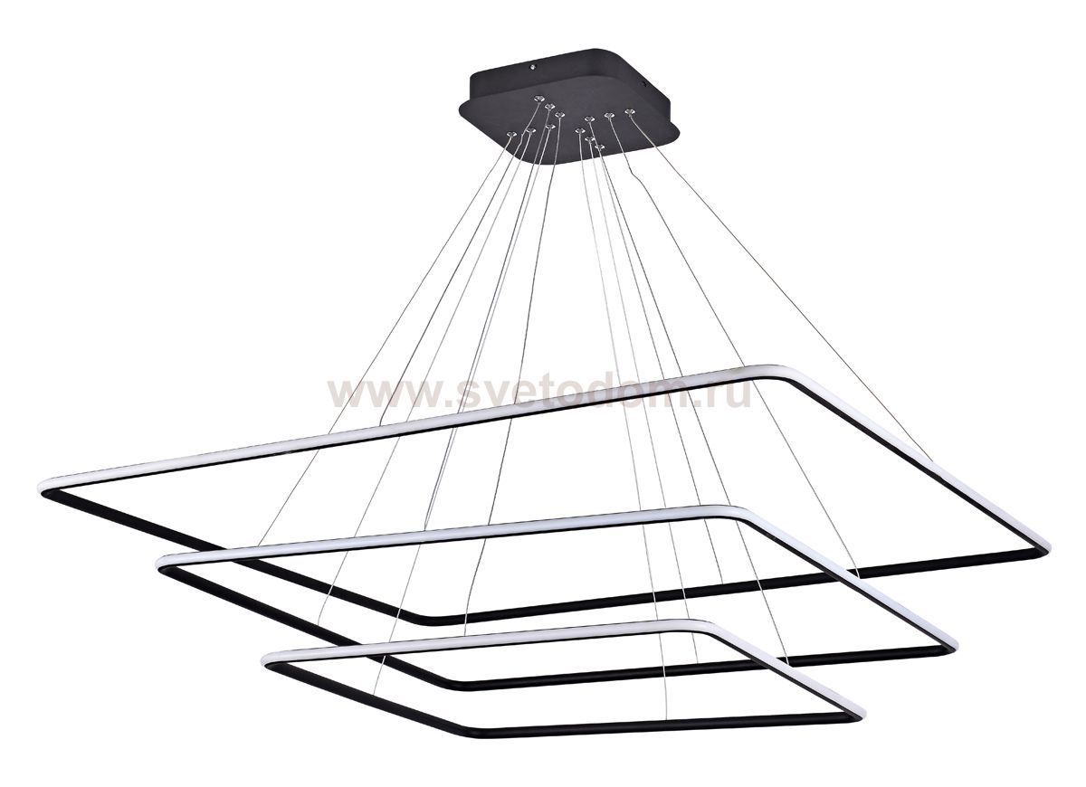 Светодиодный светильник подвесной Donolux S111024/3SQ 160W Black Out