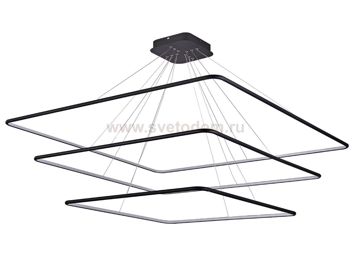 Светодиодный светильник подвесной Donolux S111024/3SQ 180W Black In