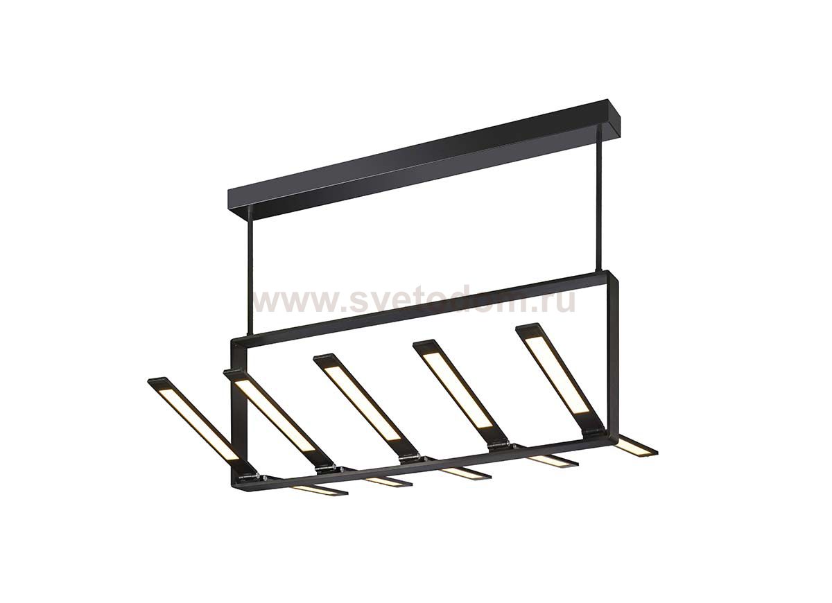 Donolux подвесной светодиодный светильник, 80 Ватт, 4600 Lm, 3000К, черный анодированный алюминий. Г