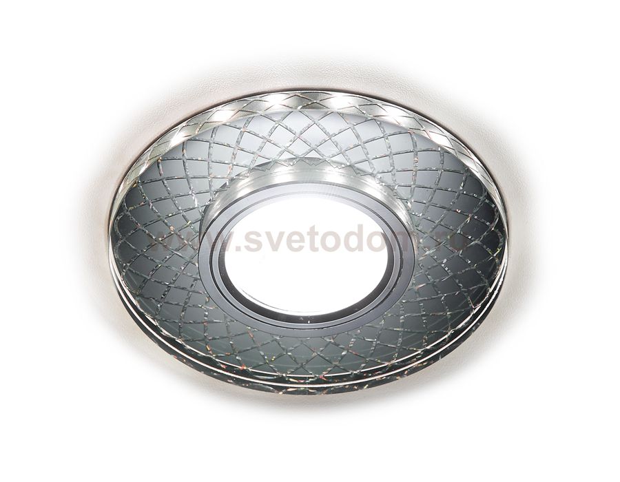 Светильник точечный Ambrella S173 CL/CH хром/прозрачный MR16+3W(LED WHITE) COMPO SPOT