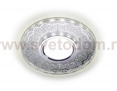 Светильник точечный Ambrella S175 CL/CH хром/серебро MR16+3W(LED WHITE) COMPO SPOT