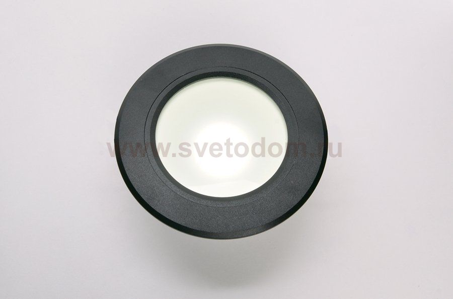 Точечный светильник Ambrella светодиодный S202 BK/FROST 6400K 7W