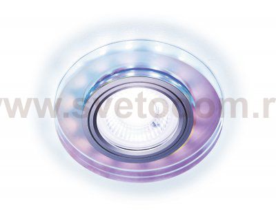 Светильник точечный Ambrella S214 PR хром/перамутровый /MR16+3W(LED COLD) COMPO SPOT