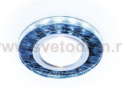 Светильник точечный Ambrella S226 BK/CH/C черный/серебро/MR16+3W(LED COLD) COMPO SPOT