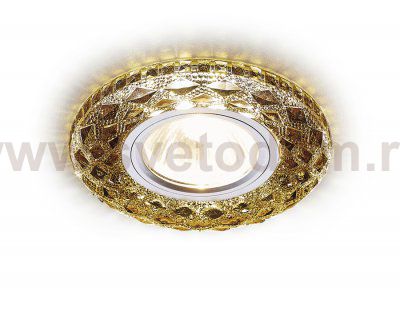 Светильник точечный Ambrella S288 BK хром/агат/MR16+3W(LED WHITE) COMPO SPOT