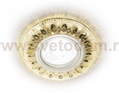 Светильник точечный Ambrella S305 CH/W хром/прозрачный хрусталь/MR16+3W(LED WARM) COMPO SPOT