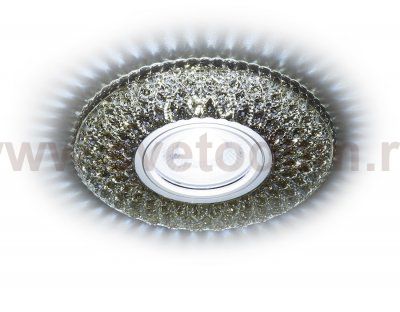 Светильник точечный Ambrella S333 BK/CLD хром/тонированный хрусталь/MR16+3W(LED COLD) COMPO SPOT