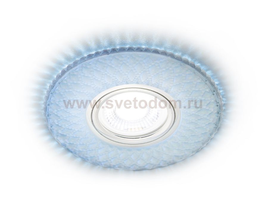 Светильник точечный Ambrella S333 FR/CLD хром/матовый хрусталь/MR16+3W(LED COLD) COMPO SPOT