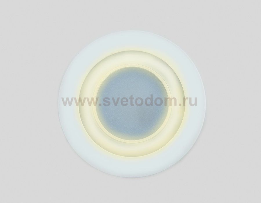 Светильник Ambrella S340/12+4 белый/теплый (3 режима) круглый без стекла (D180/A150)