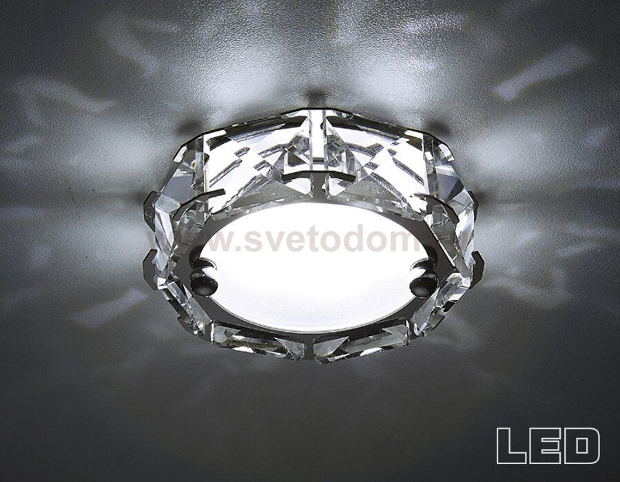 Светильник точечный Ambrella S40 CH/W 4W хром/матовый 4200K LED COMPO SPOT