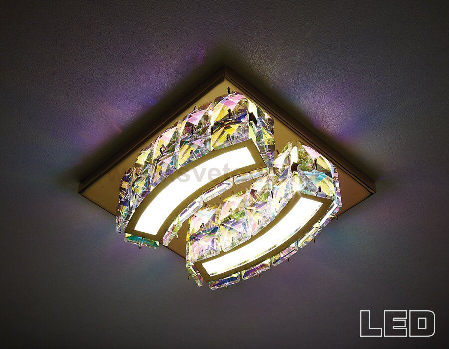 Светильник точечный Ambrella S70 PR/G 4W золото/перламутровый 4200K LED COMPO SPOT