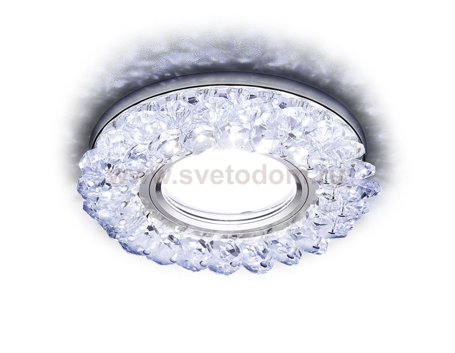 Светильник точечный Ambrella S701 CL/CH/CLD хром/прозрачный MR16+3W(LED COLD) COMPO SPOT