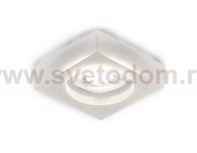 Светильник точечный Ambrella S9171 W матовый/хром/MR16+3W(LED WHITE) COMPO SPOT