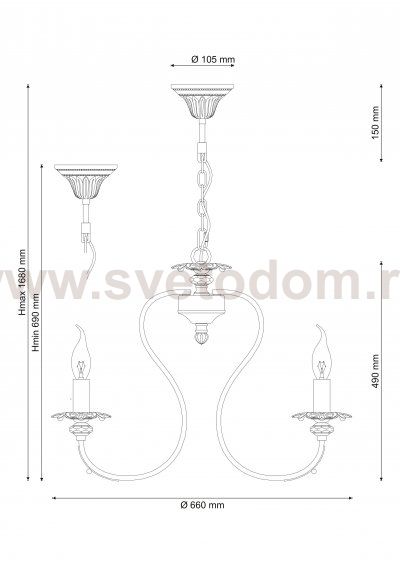 Люстра Lucia Tucci Salerno 138.7