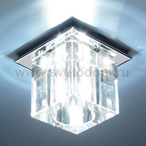 Светильник Elektrostandard SD8019 WH хром/прозрачный