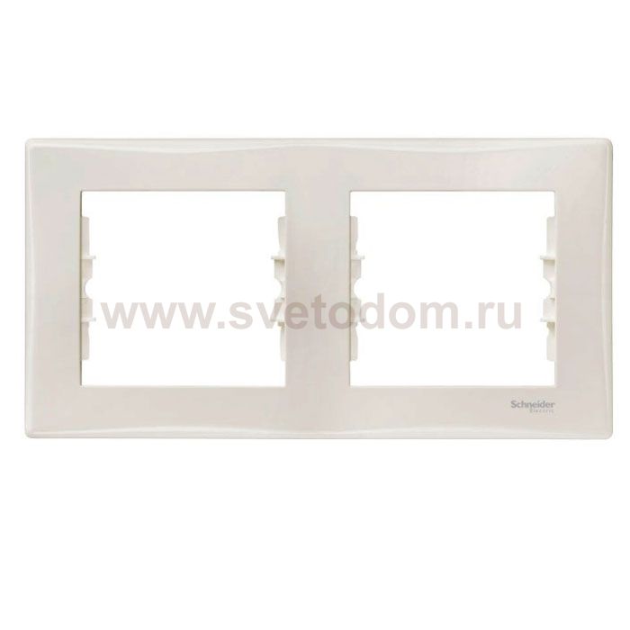 SE Sedna Беж Рамка 2-я горизонтальная IP44 (SDN5810347)