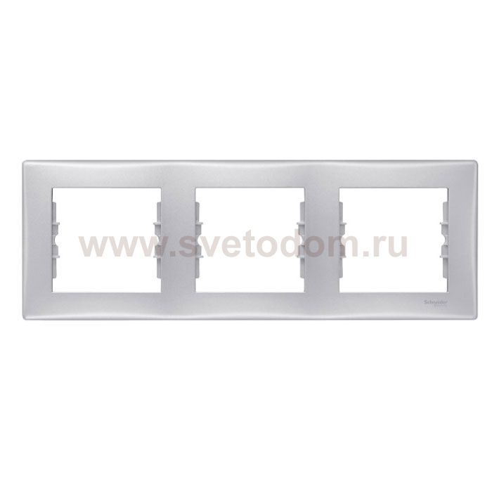 SE Sedna Алюминий Рамка 3-я горизонтальная (SDN5800560)